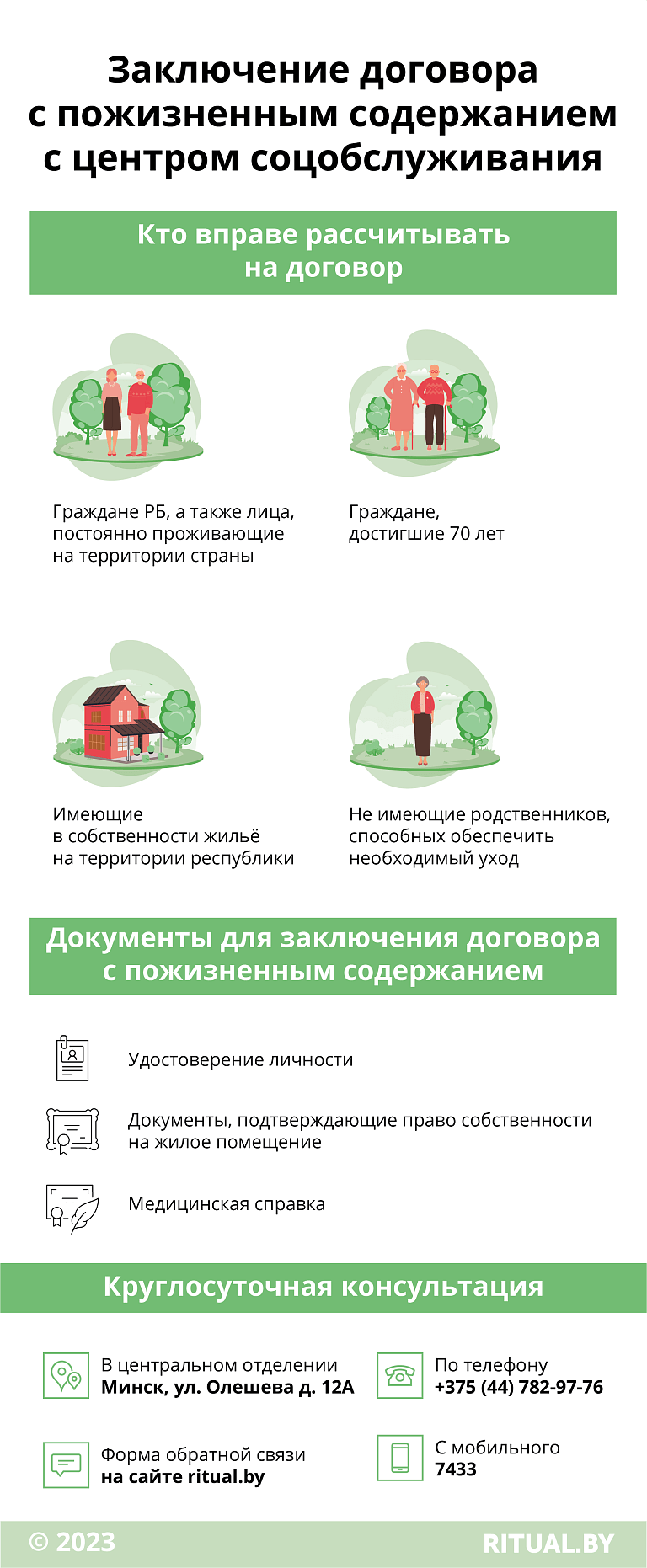 Заключение договора с пожизненным содержанием с центром соцобслуживания