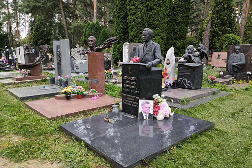 Могила государственного деятеля Абрамовича Александра Михайловича на Восточном кладбище Минска, фото