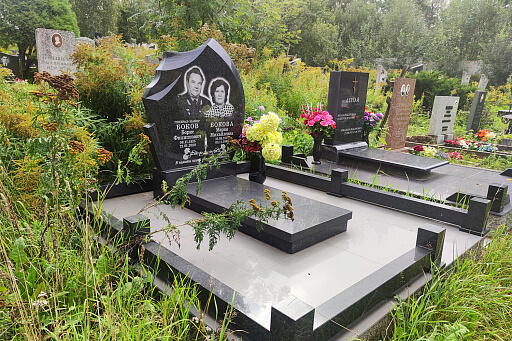 Могила генерал-майора Бокова Бориса Филипповича на Северном кладбище Минска, фото