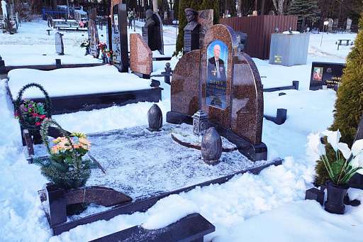 Могила государственного деятеля В. И. Шарапова на Восточном кладбище Минска, фото