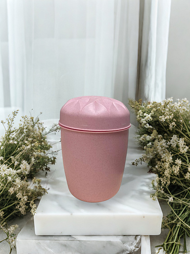 Урна для праха пластиковая «Лотос» (P175), Розовый