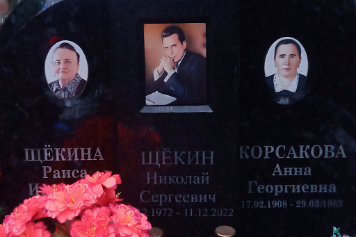 Могила видного социолога Н. С. Щёкина на Чижовском кладбище Минска, фото