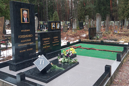 Могила академика Гордиенко А. И. на Северном кладбище, фото